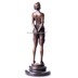 Erotikus női akt - bronz szobor képe